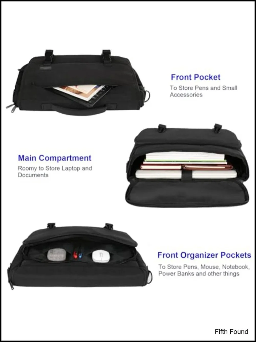 MATEIN Messenger Bag for Men, School Bag Men's Laptop Briefcase for Work